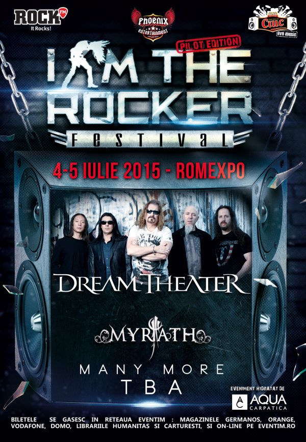 Un nou festival in Romania: I Am the Rocker. Primele confirmari: Dream Theater si Myrath